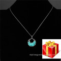 Attractive Ethnic Design Moon Shape Luminous Jewelry Necklace Gifts